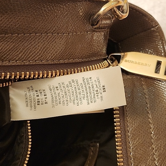 Burberry Patent Leather Somerford Tote Sachel Shoulder Bag  Officesiren - Picture 14 of 16